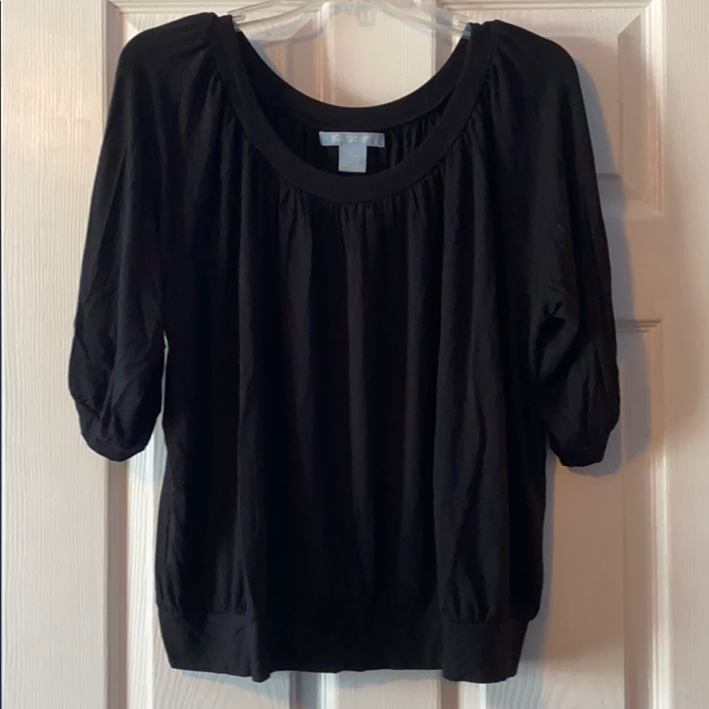 Soft Cropped Shirt Blouse 2X by Fresh Twist